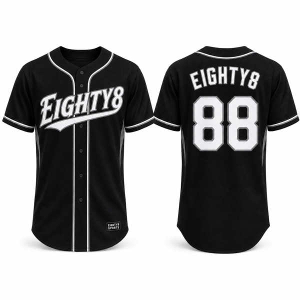 Phantom Baseball Jersey by Eighty8 Sports, main view
