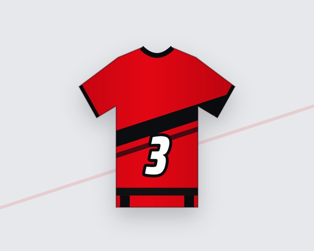Flag Football uniform colourway 3 by Eighty8 Sports